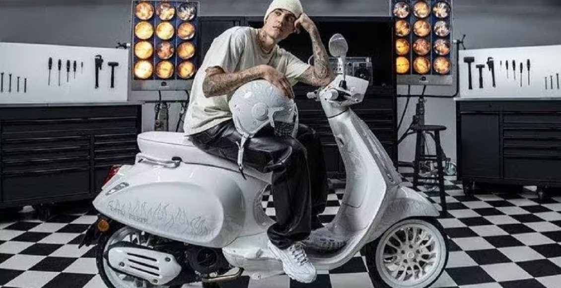 Scooter lançamento de Justin Bieber (Foto: Reprodução/Instagram)