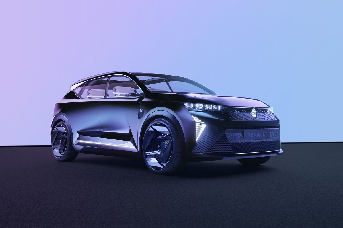 Scénic Vision, o novo carro-conceito da Renault; aposta no futuro. Foto: Divulgação