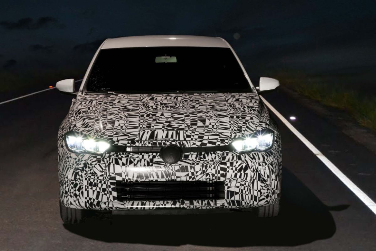Novo Polo: faróis são apostas da Volks para o carro; veja o motivo. Foto: Divulgação Volkswagen