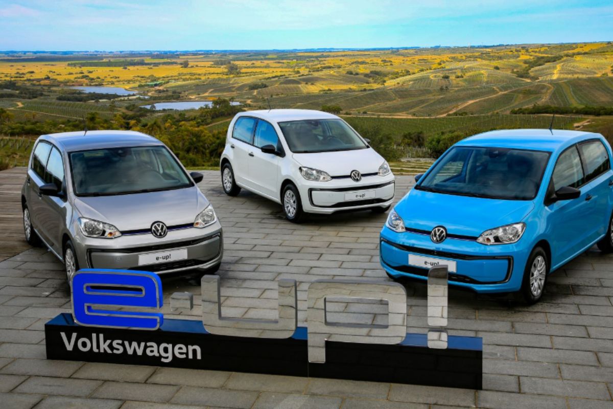 Volks aposta no e-Up! para eletrificar os carros na América do Sul. Foto: Divulgação Volkswagen