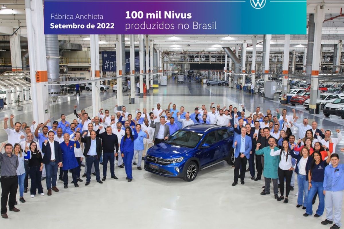 Nivus: Volks comemora 100 unidades vendidas desde o lançamento do carro. Foto: Divulgação Volkswagen