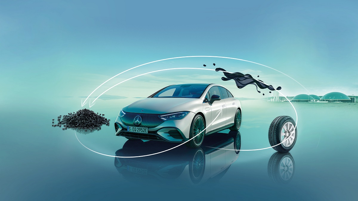 Mercedes projeta ampliação de material reciclável na produção de carros. Foto: Divulgação