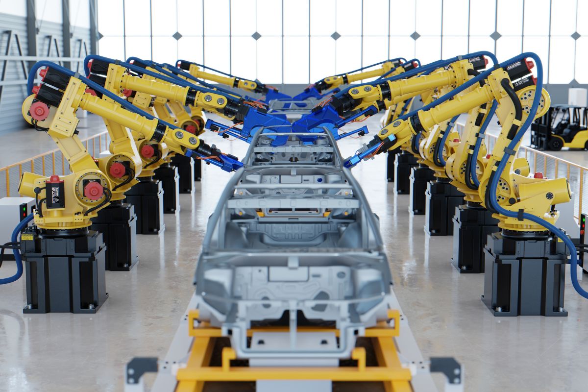 Anfavea comemora alta da produção e emplacamento de carros no trimestre. Foto: Canva