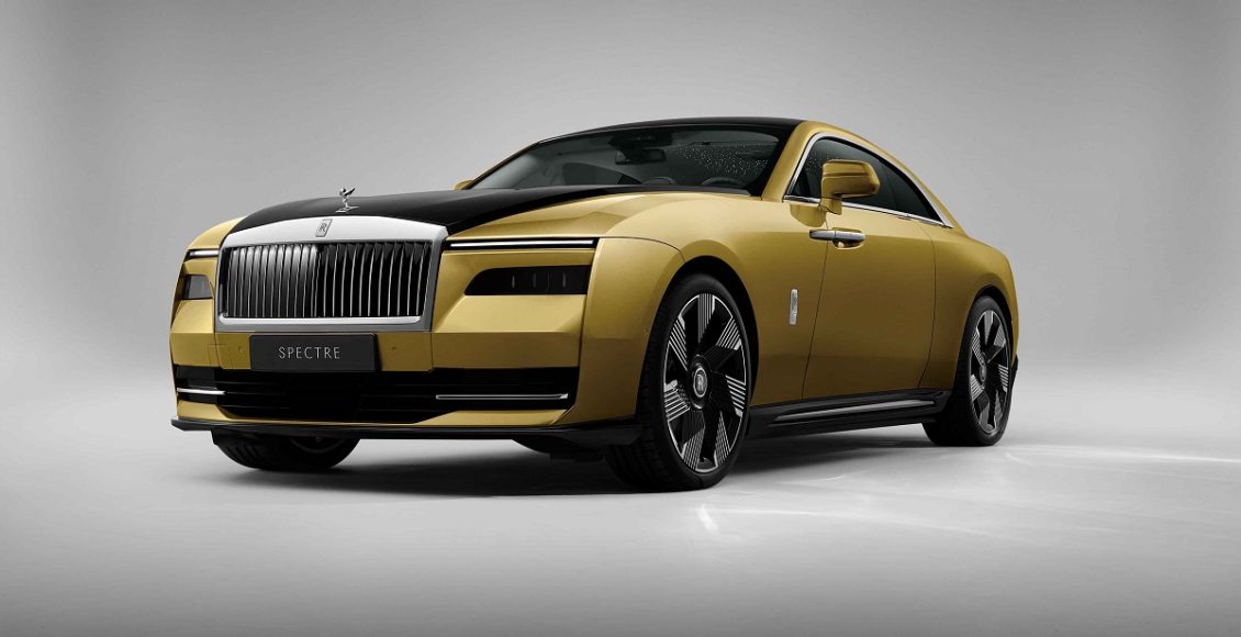 Rolls-Royce aposta no Spectre, 1º veículo 100% elétrico da marca britânica. Foto: Divulgação