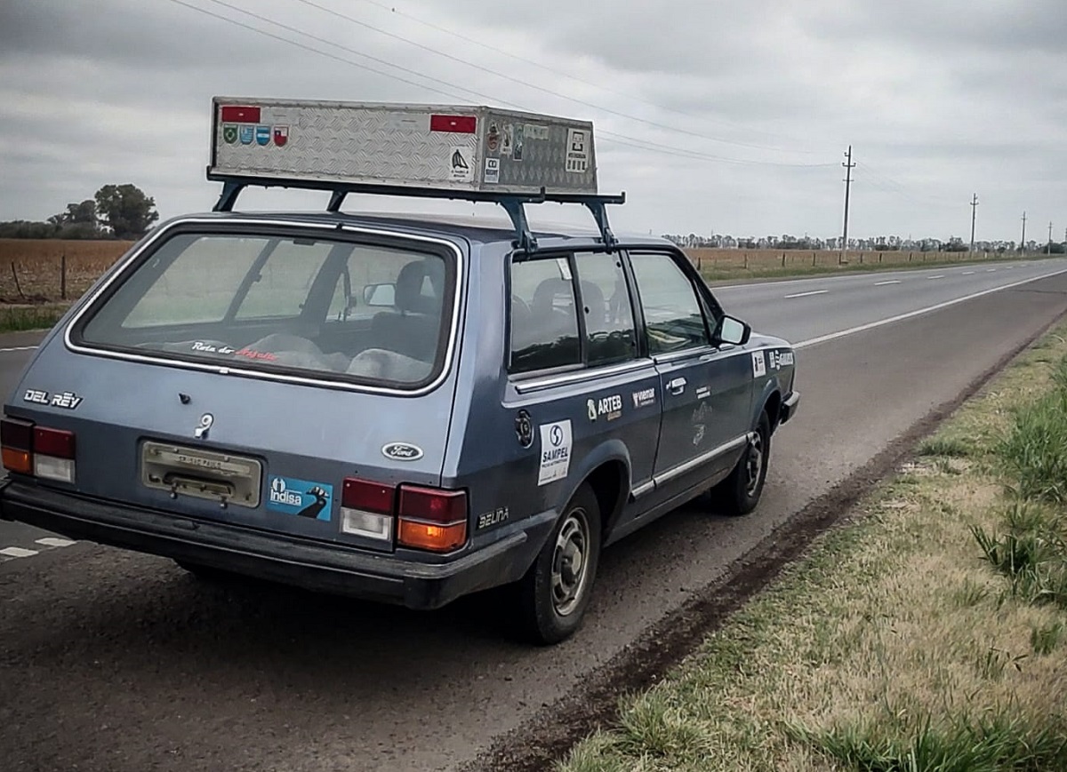 Aprovada: Belina Rota do Asfalto chega a Mendoza após 3.000 km de viagem. Foto: Arquivo pessoal