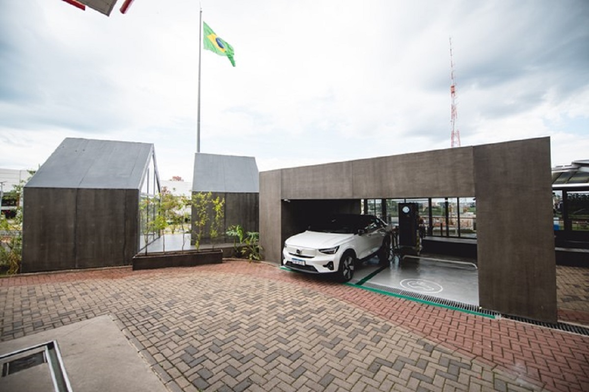 Eletroposto: Volvo inaugura unidade em Botucatu-SP e aposta em estrutura. Foto: Divulgação